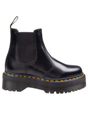 DR. MARTENS 2976 QUAD LEATHER ANKLE BOOT, BLACK