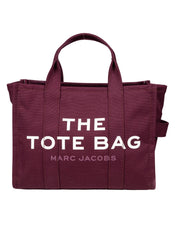 MARC JACOBS THE MEDIUM CANVAS TOTE, PLUM COLOR