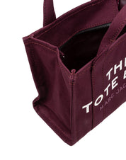 MARC JACOBS THE SMALL CANVAS BAG, PLUM COLOR