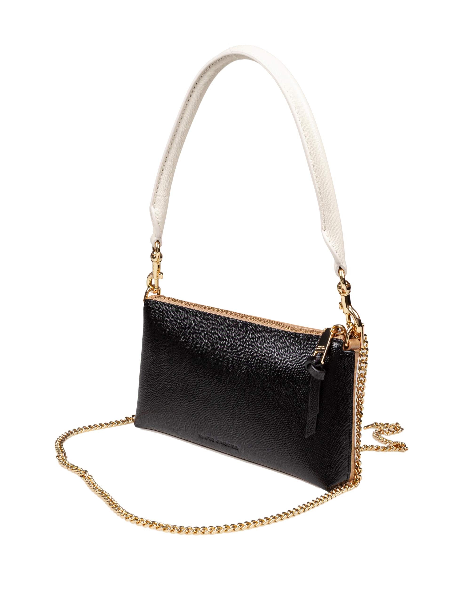MARC JACOBS LEATHER WALLET BAG, CAMEL COLOR