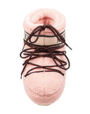 MOON BOOT ICON LOW TEDDY BOOT PINK