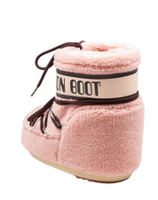 MOON BOOT ICON LOW TEDDY BOOT PINK