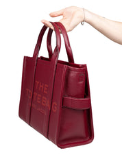 MARC JACOBS MEDIUM TOTE IN LEATHER COLOR CHERRY RED