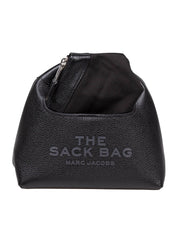 MARC JACOBS THE MINI SACK BAG IN BLACK LEATHER