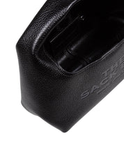 MARC JACOBS THE MINI SACK BAG IN BLACK LEATHER