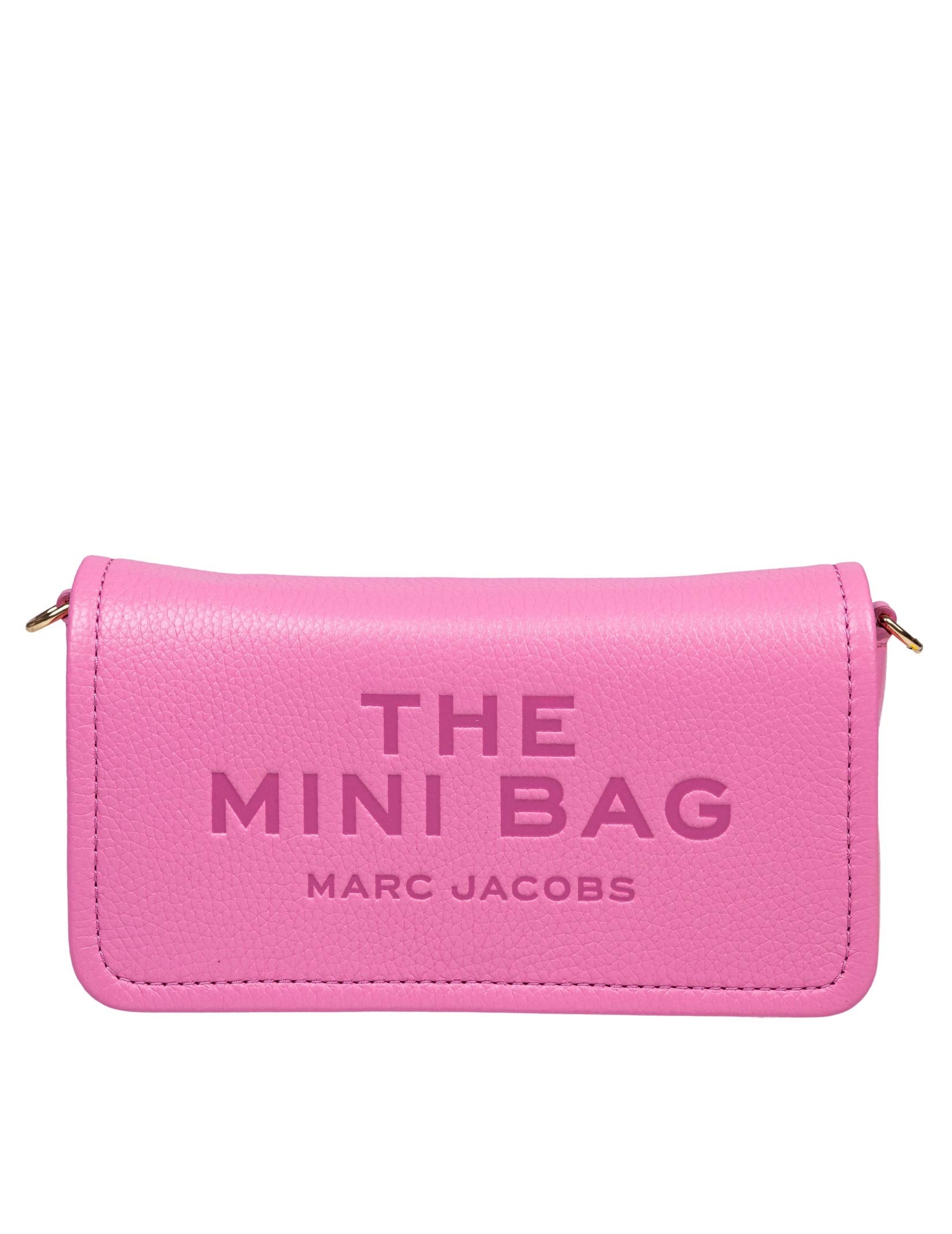 MARC JACOBS THE MINI BAG IN PELLE COLORE ROSA