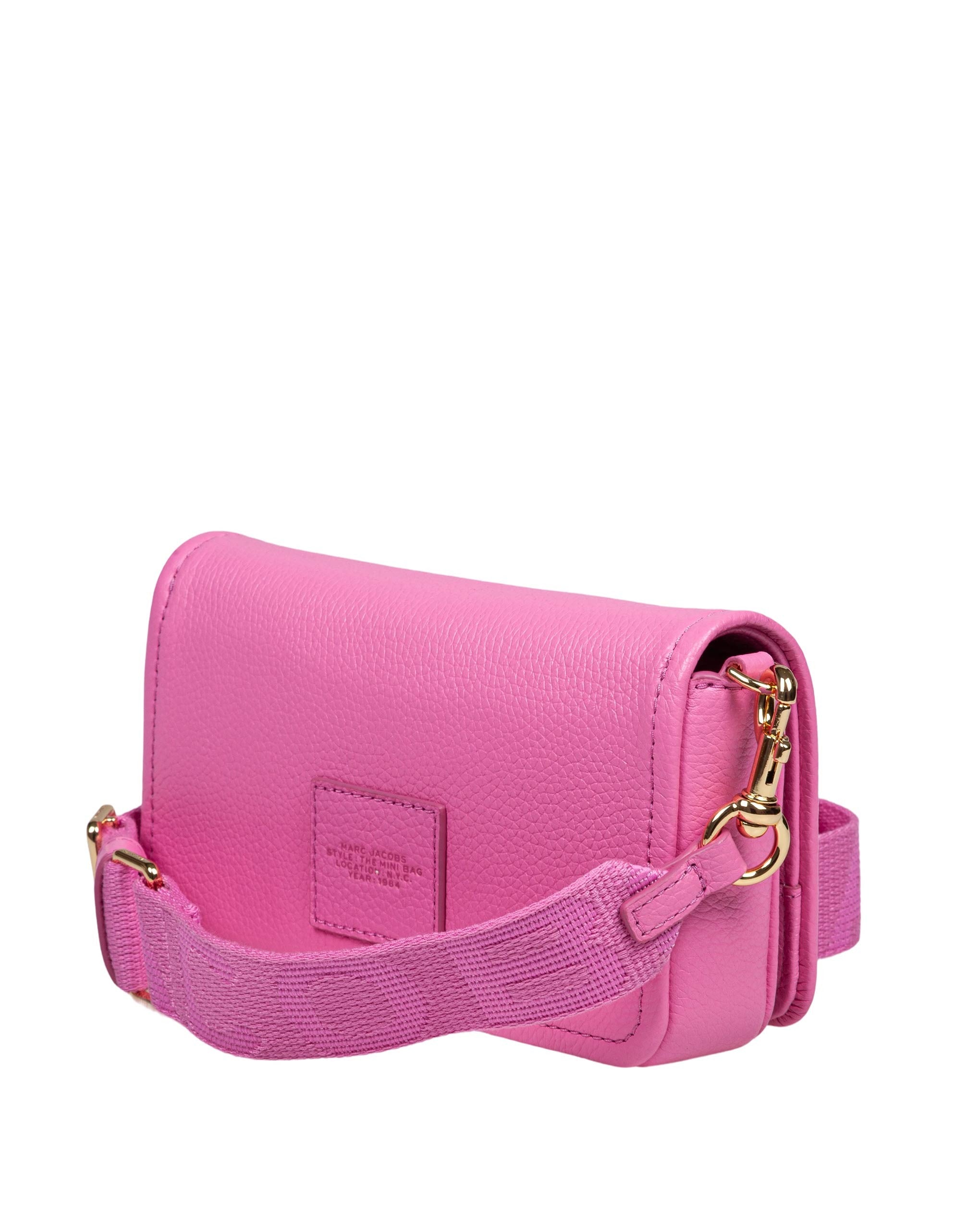 MARC JACOBS THE MINI BAG IN PELLE COLORE ROSA