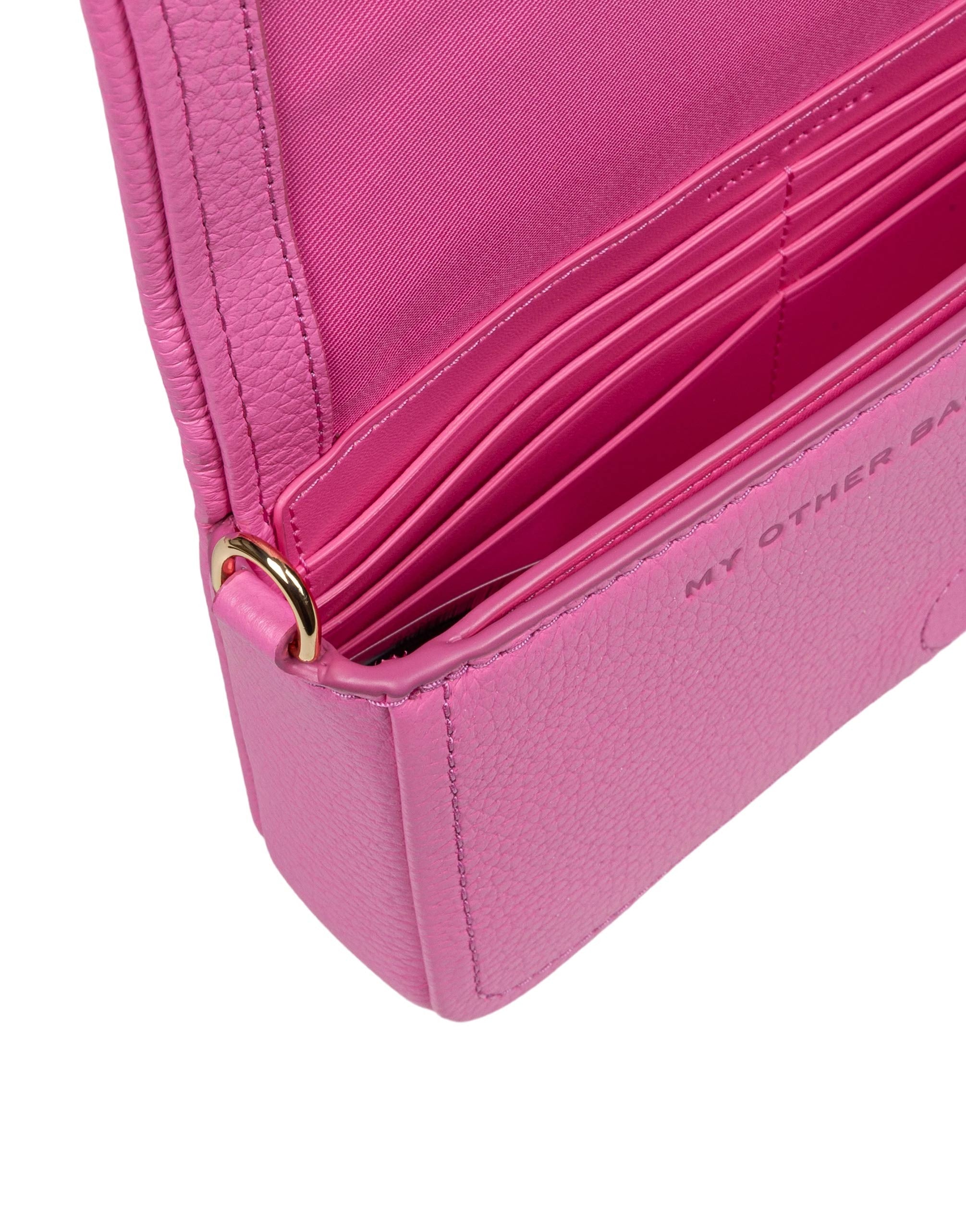 MARC JACOBS THE MINI BAG IN PELLE COLORE ROSA