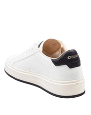 CRIME SNEAKERS SNEAKERS DESTINY IN PELLE COLORE BIANCO E NERO