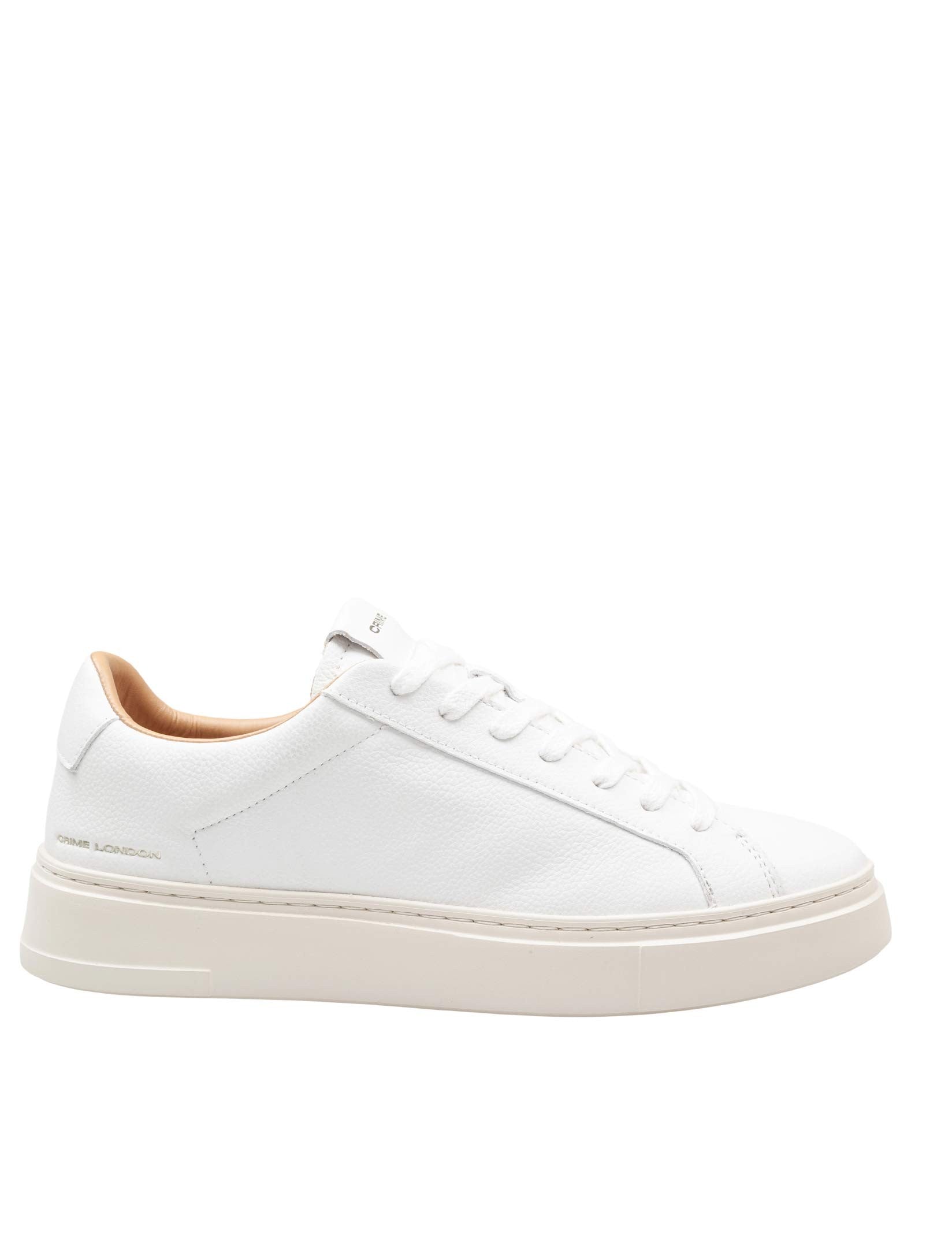 CRIME SNEAKERS EXTRALIGHT IN PELLE COLORE BIANCO