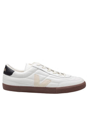 VEJA PANENKA LEATHER SNEAKERS IN WHITE AND CREAM