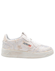 AUTRY SNEAKERS MEDALIST IN SUEDE CON MICRO STRASS