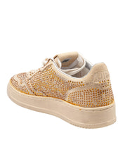AUTRY SNEAKERS MEDALIST IN SUEDE CON MICRO STRASS