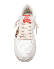 GOLDEN GOOSE BALL STAR 2 SNEAKERS IN WHITE LEATHER AND PONYSKIN
