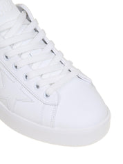 GOLDEN GOOSE PURE STAR SNEAKERS IN WHITE LEATHER