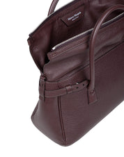 MAISON MARGIELA 5AC BROWN LEATHER HANDBAG