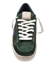 GOLDEN GOOSE SNEAKERS STARDAN IN SUEDE COLORE VERDE E BLU