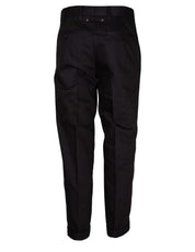 GOLDEN GOOSE SKATE PANTS IN A COTTON BLEND, BLACK