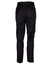GOLDEN GOOSE TWILL DRAWSTRING PANTS IN BLACK COLOUR