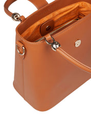 MARCO CASTELLI AGAPE CAMEL LEATHER HANDBAG