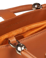 MARCO CASTELLI AGAPE CAMEL LEATHER HANDBAG