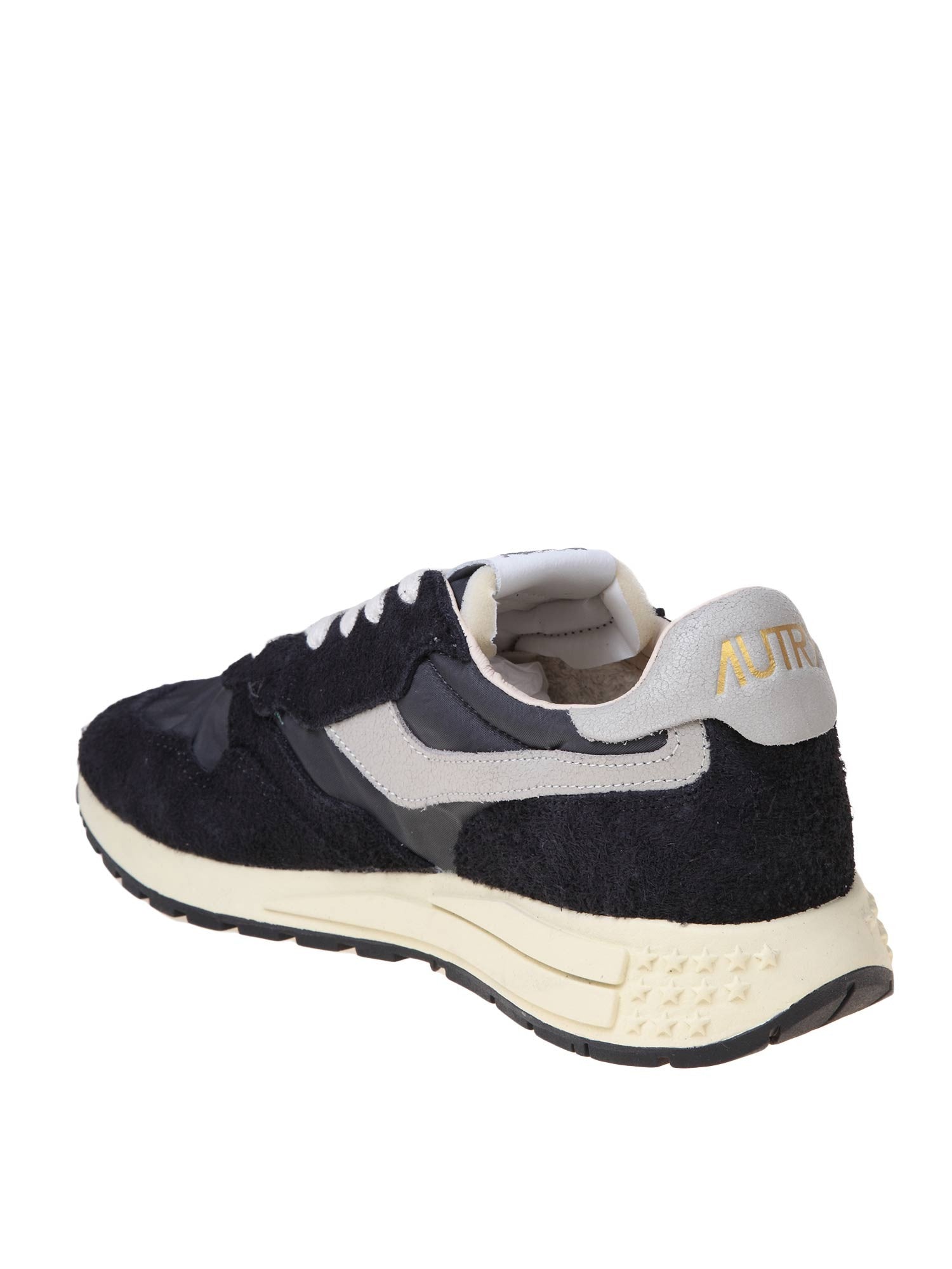AUTRY SNEAKERS REELWIND LOW IN SUEDE E NYLON COLORE NERO/BIANC