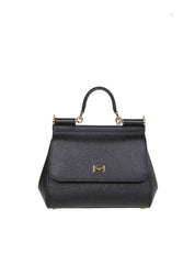DOLCE & GABBANA BORSA SICILY PICCOLA IN PELLE COLORE NERO