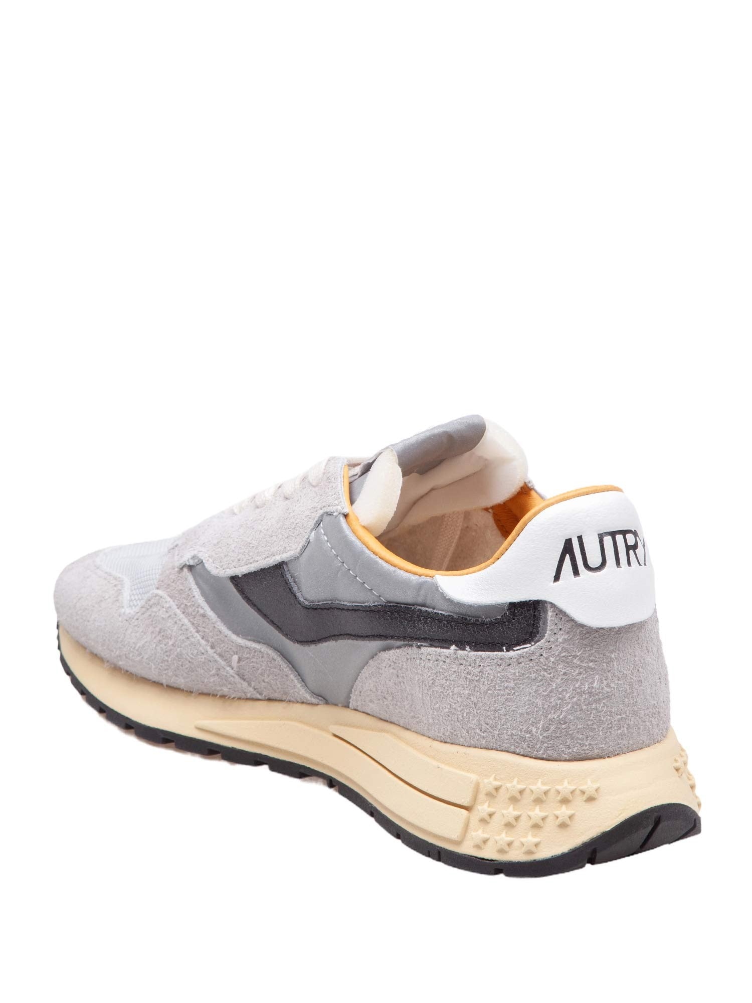 AUTRY SNEAKERS REELWIND LOW IN SUEDE E NYLON COLORE GRIGIO