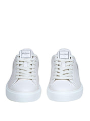 BALMAIN B COURT WHITE LEATHER SNEAKERS