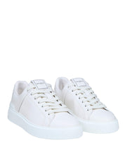 BALMAIN B COURT WHITE LEATHER SNEAKERS