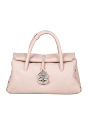 ZANELLATO DOTTA CENTAURO S HAMMERED LEATHER BAG, PINK