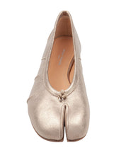 MAISON MARGIELA BALLERINA TABI IN PELLE METALLIZZATA COLORE ORO