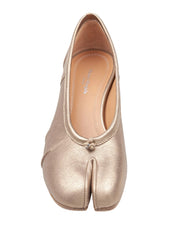 MAISON MARGIELA BALLERINA TABI IN PELLE METALLIZZATA COLORE ORO