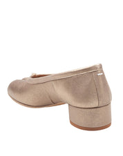 MAISON MARGIELA BALLERINA TABI IN PELLE METALLIZZATA COLORE ORO