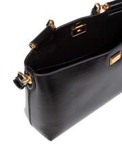 VITTORIA CALFSKIN HANDBAG, BLACK