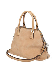 MAISON MARGIELA BORSA A MANO 5AC SOFT MINI IN PELLE SCAMOSCIATA COLORE NATURALE