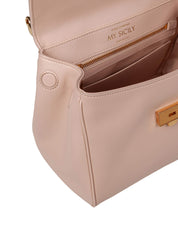 DOLCE & GABBANA MY SICILY HANDBAG IN NUDE LEATHER