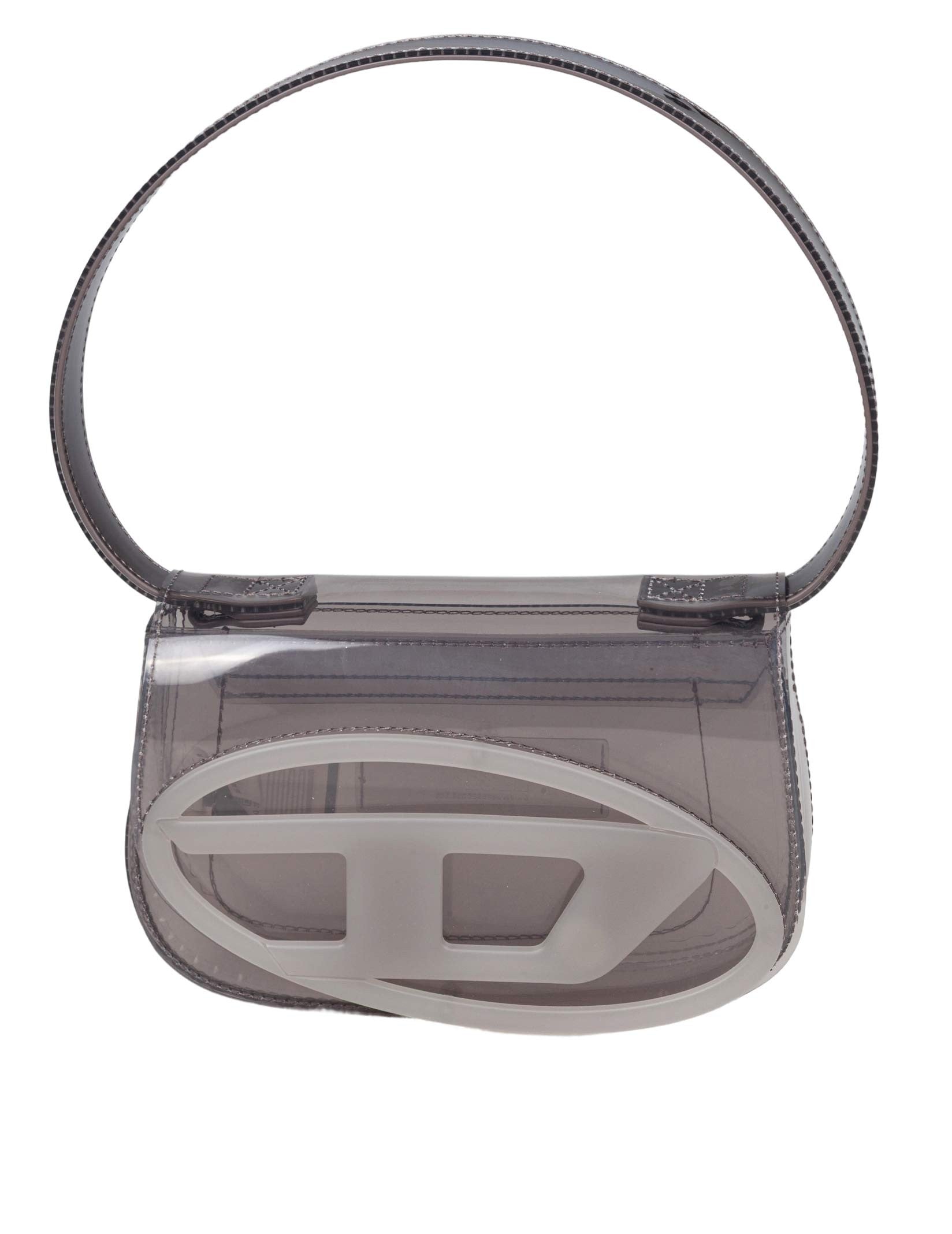 DIESEL 1DR TPU HANDBAG, GREY