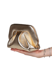 THEMOIRè BORSA BIOS IN ECOPELLE LAMINATA COLORE GOLD