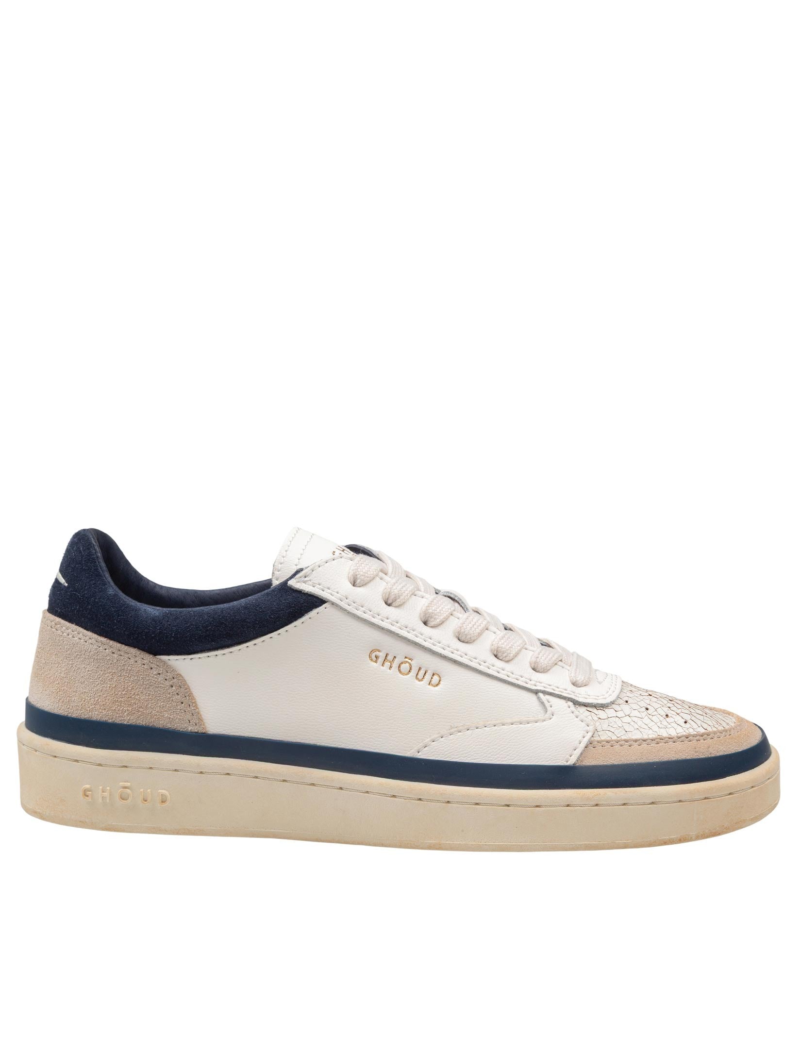 GHOUD SNEAKERS PADS CRACK COLORE BIANCO E BLU