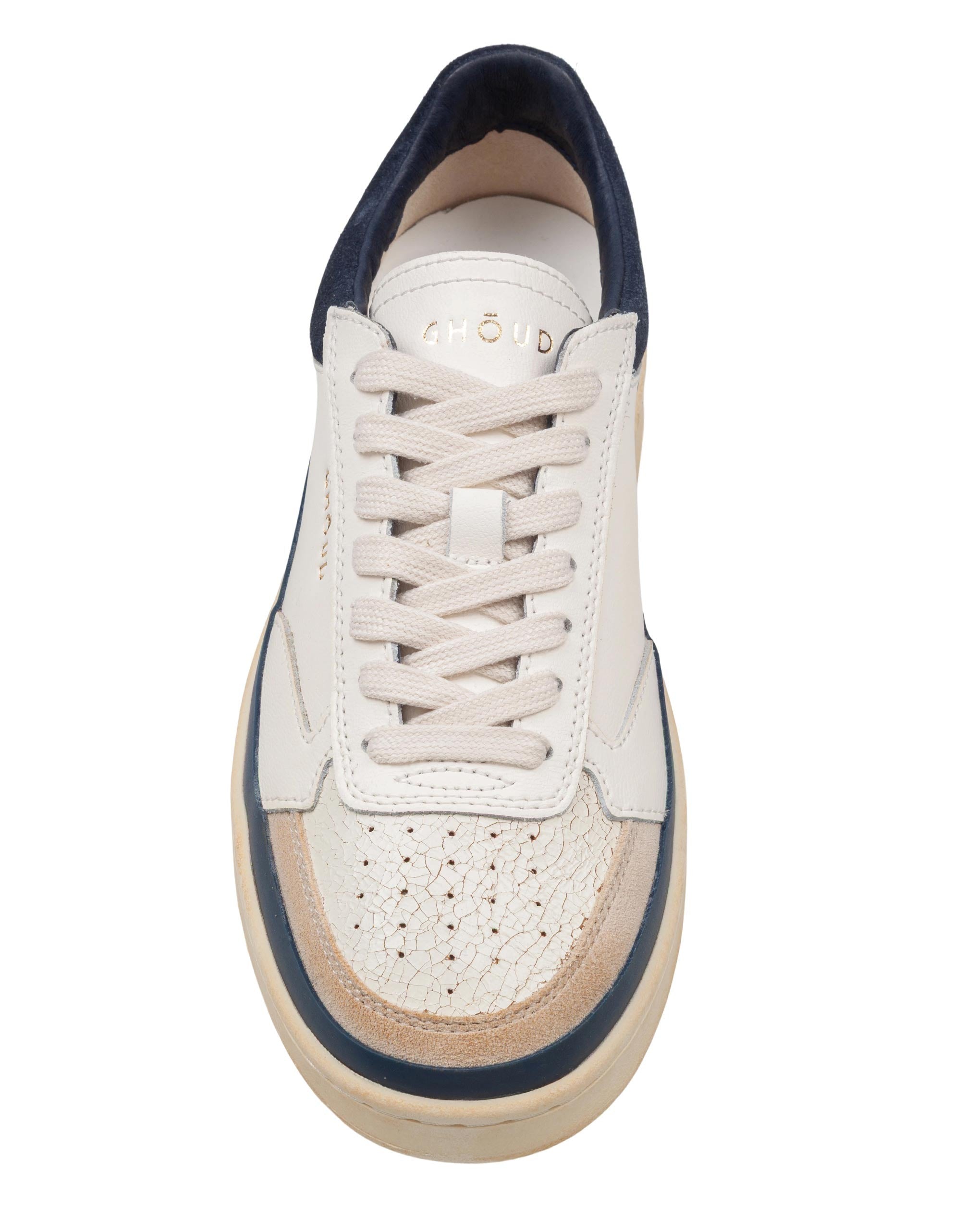 GHOUD SNEAKERS PADS CRACK COLORE BIANCO E BLU