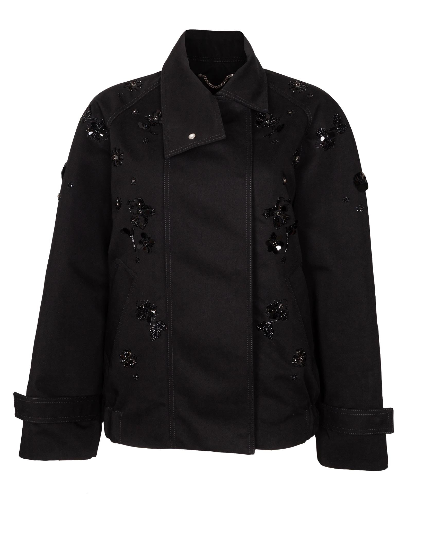 GOLDEN GOOSE GIACCA IN DENIM JOURNEY COLORE NERO