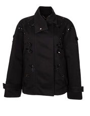 GOLDEN GOOSE GIACCA IN DENIM JOURNEY COLORE NERO