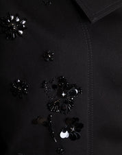 GOLDEN GOOSE GIACCA IN DENIM JOURNEY COLORE NERO