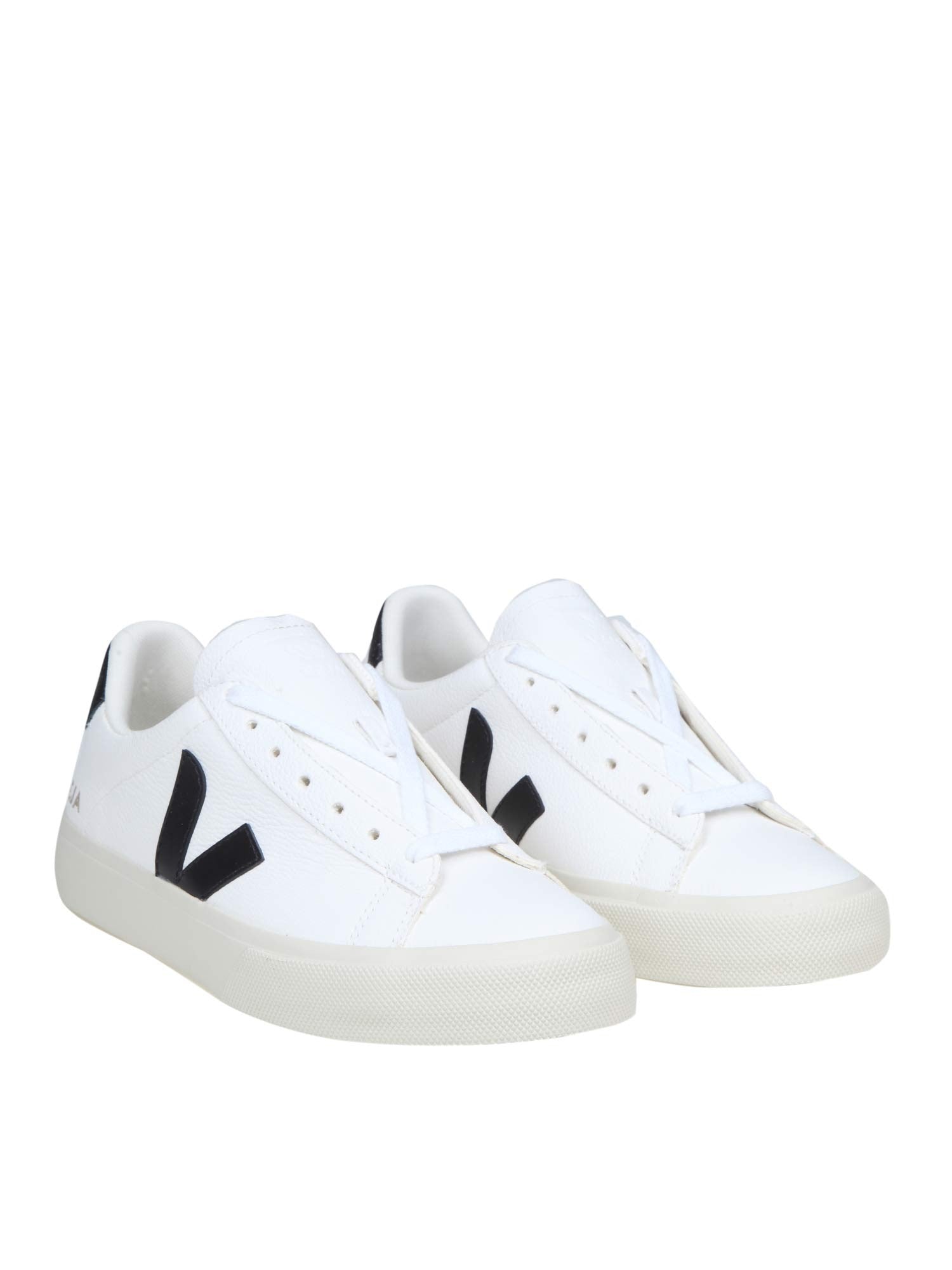 VEJA SNEAKERS CAMPO CHROMEFREE COLORE BIANCO E NERO