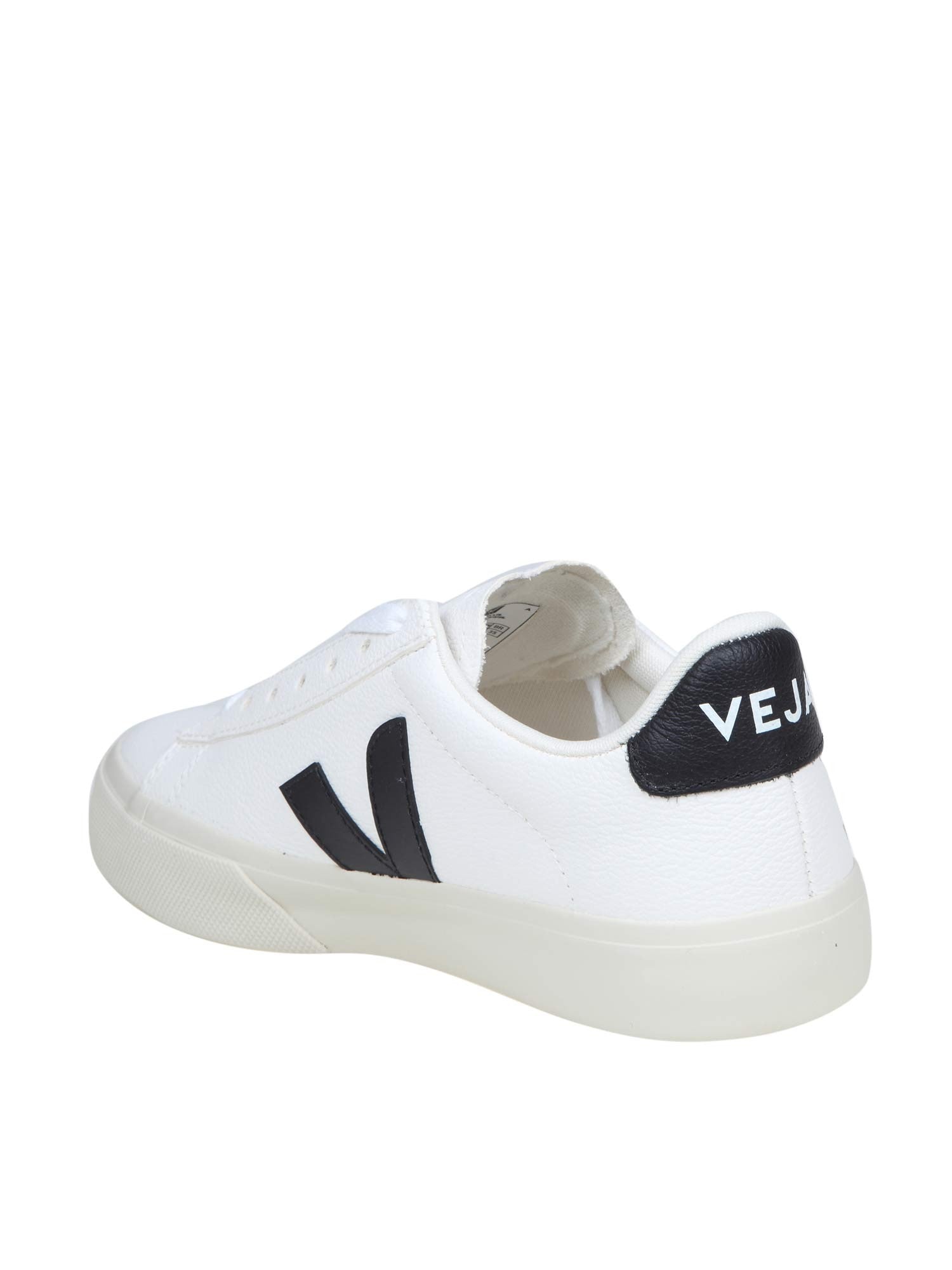 VEJA SNEAKERS CAMPO CHROMEFREE COLORE BIANCO E NERO