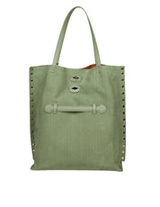ZANELLATO AMORETTO M LEATHER TOTE BAG, GREEN