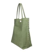 ZANELLATO AMORETTO M LEATHER TOTE BAG, GREEN