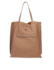 ZANELLATO AMORETTO M LEATHER TOTE BAG, BEIGE