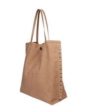 ZANELLATO AMORETTO M LEATHER TOTE BAG, BEIGE